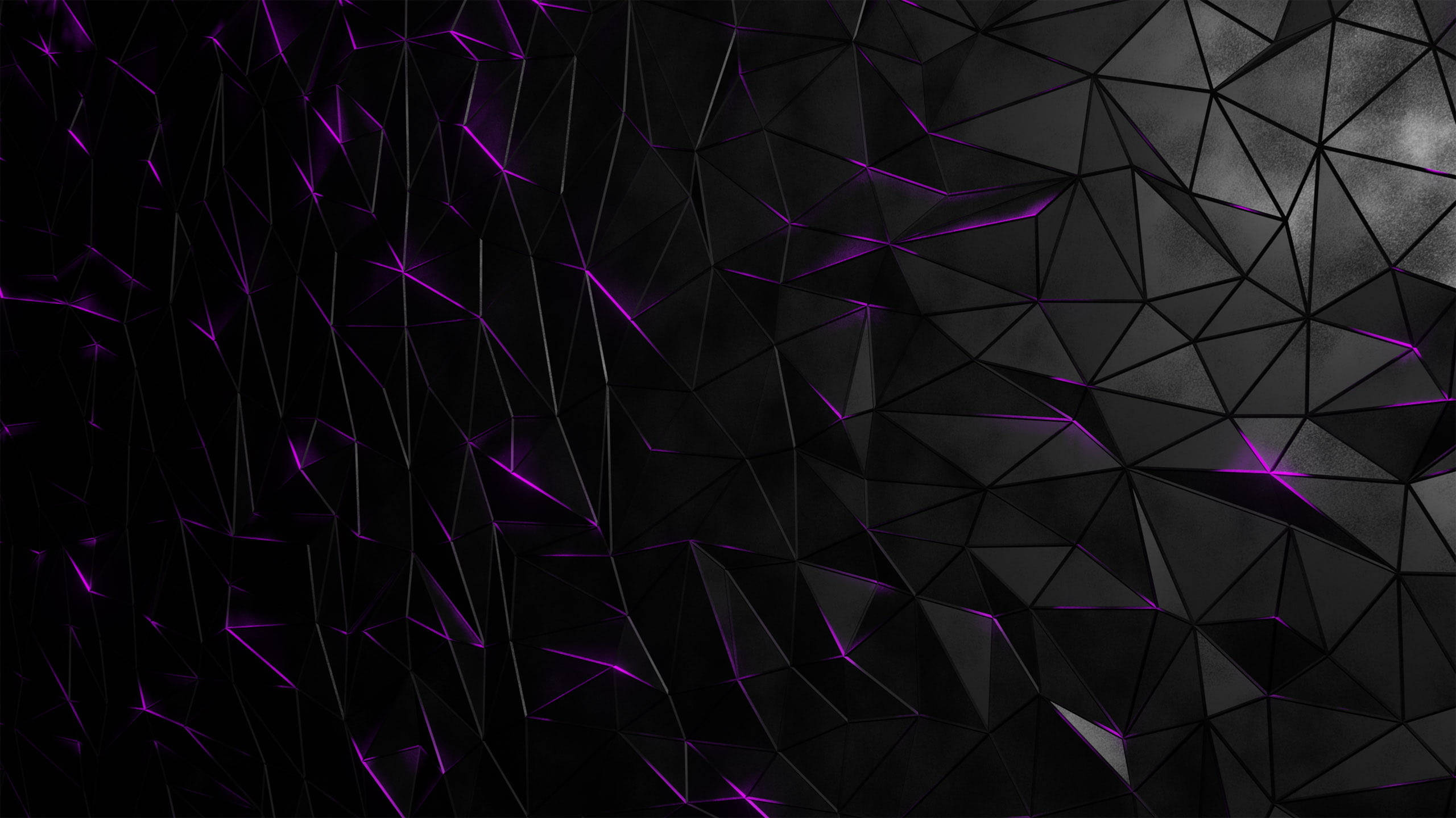 Black And Purple Futuristic Abstract Wallpaper