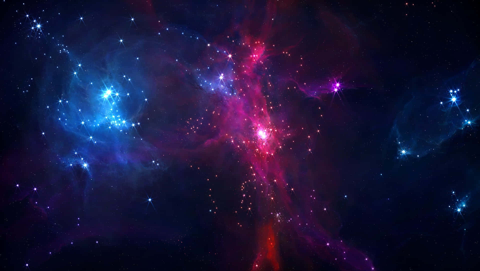 Loscolores Impresionantes De Una Galaxia Púrpura Y Negra. Fondo de pantalla