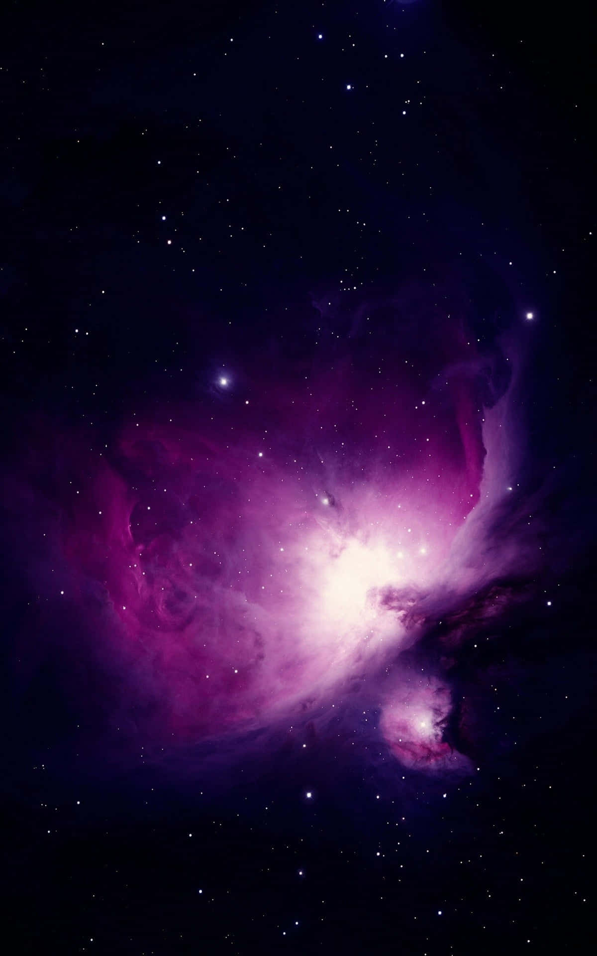 "Beautiful Black and Purple Galaxy" Wallpaper