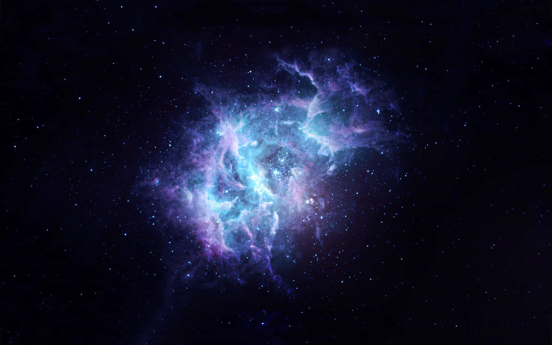 The Surreal Beauty Of The Black And Purple Galaxy Wallpaper