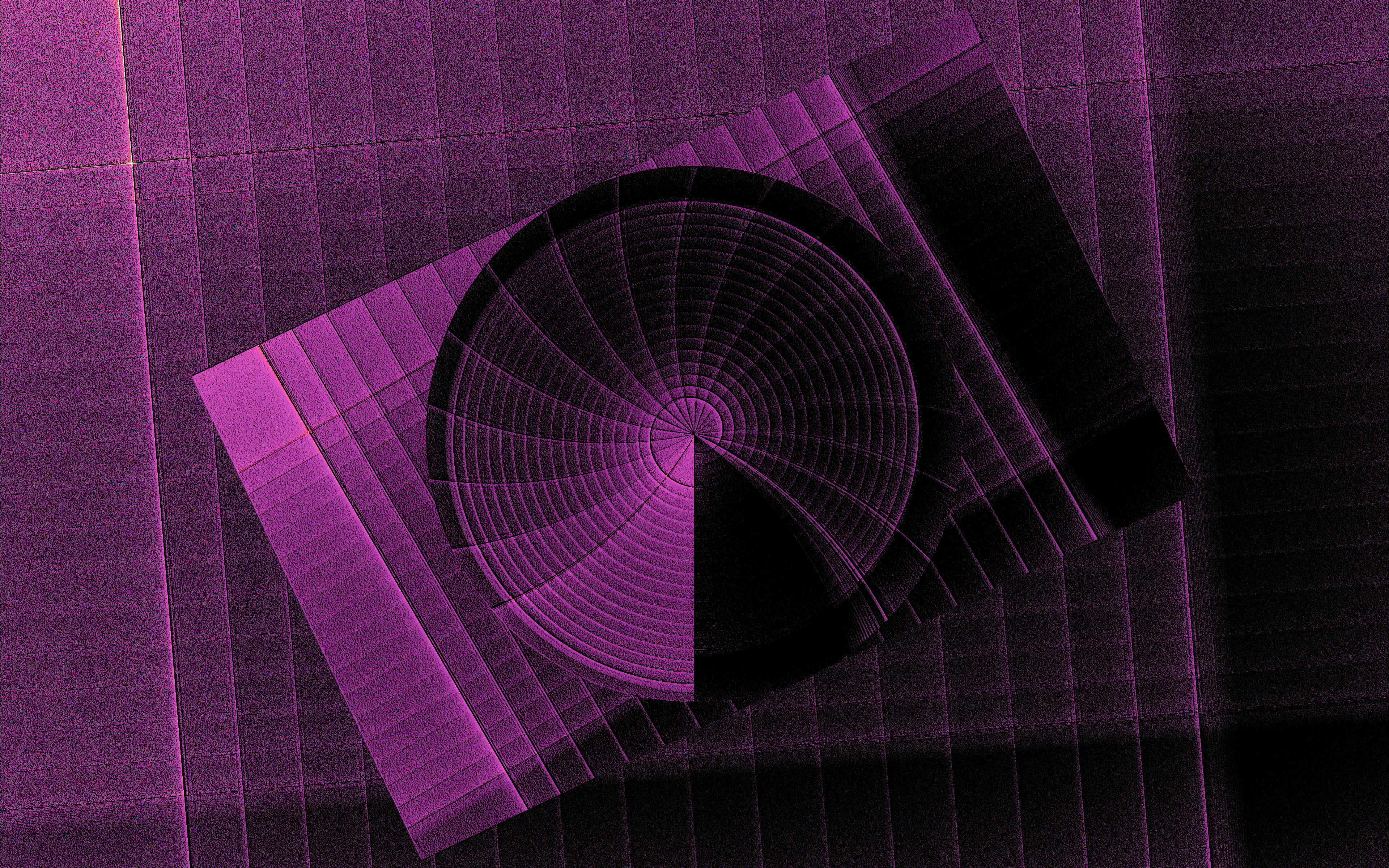 Black And Purple Spiral Wallpaper
