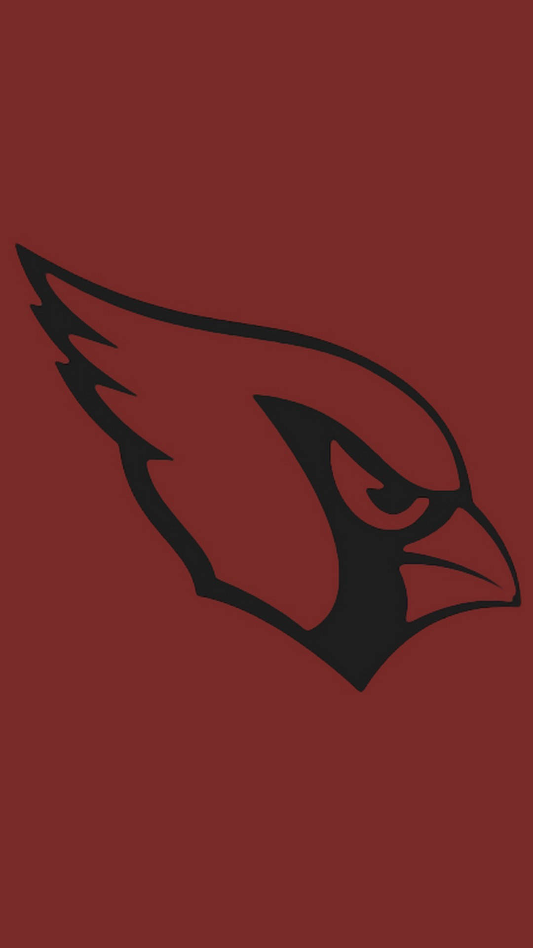 Black And Red Arizona Cardinals Logo Wallpaper