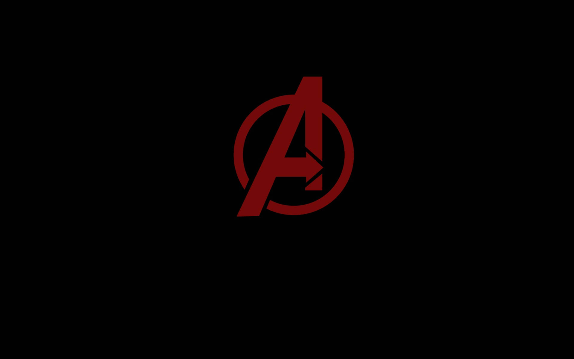 Black And Red Avengers Logo
