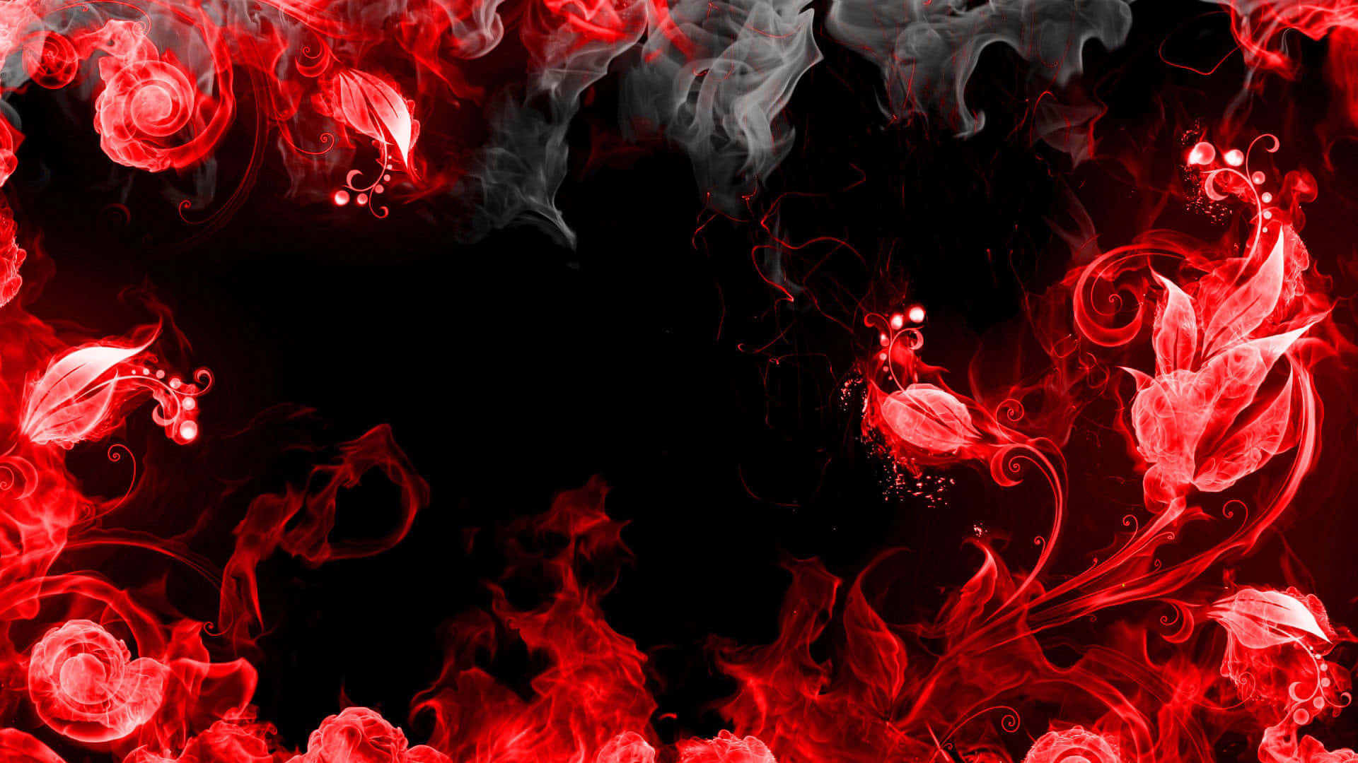 Fettgedrucktes,schwarz-rotes Kontrastreiches Muster