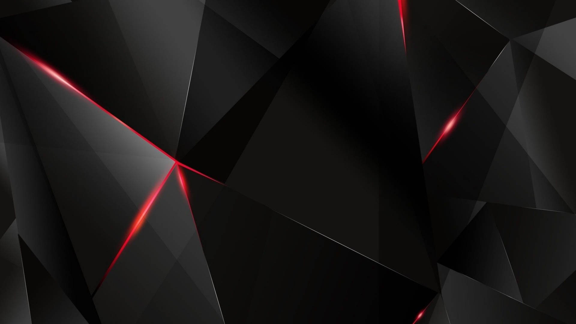 Black And Red Geometric Picture