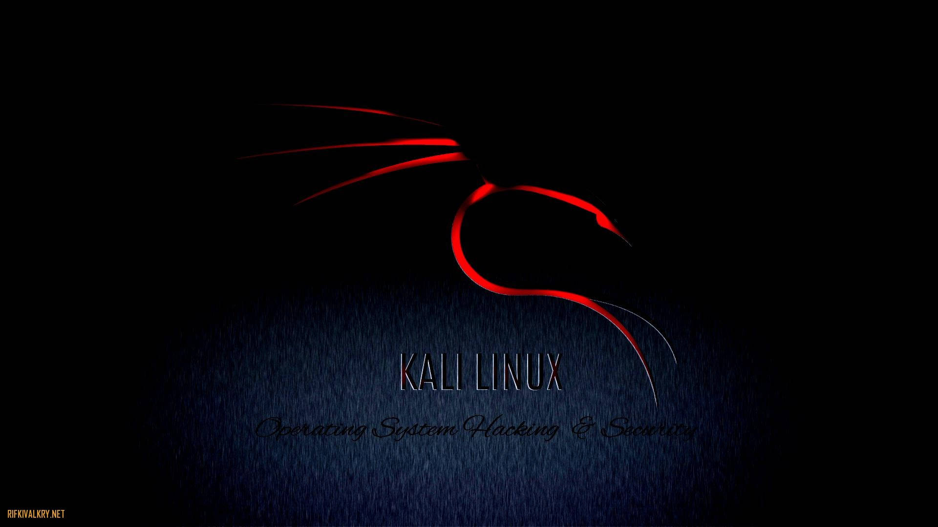 Black And Red Kali Linux