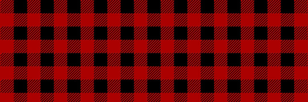 A Modern Red and Black Plaid Pattern Wallpaper