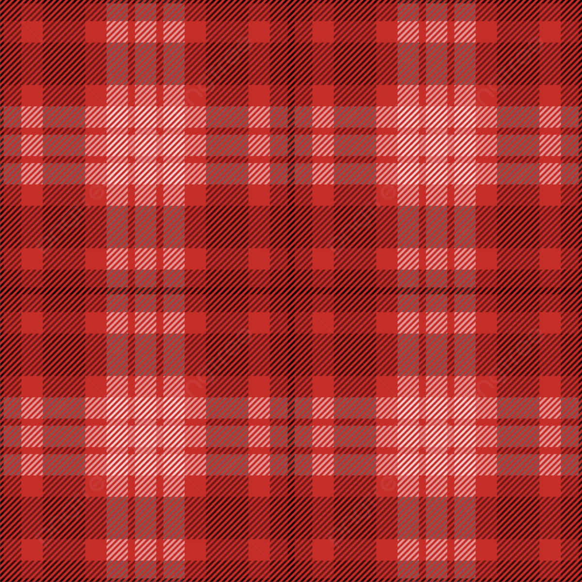 Stylish Black and Red Plaid Wallpaper