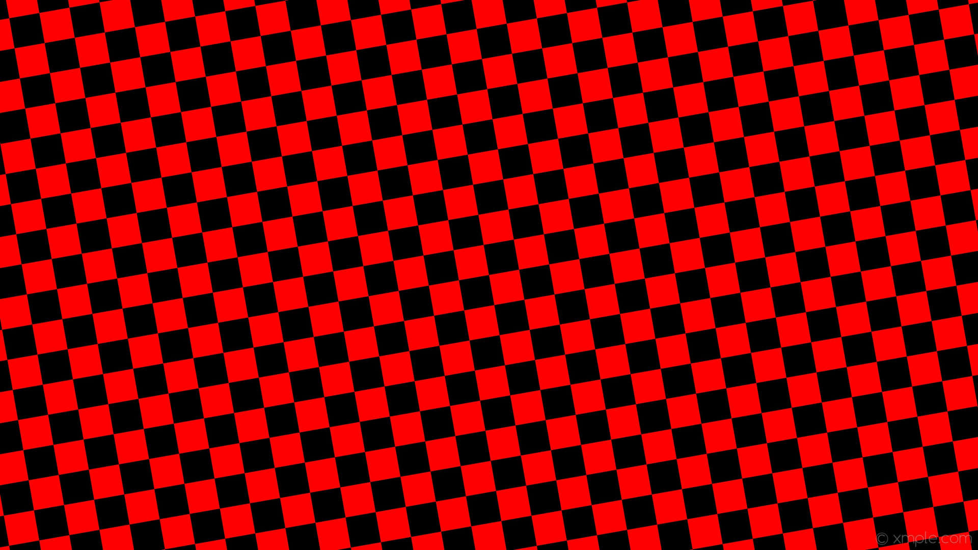 Slående sort og rød kløver Tapet Wallpaper