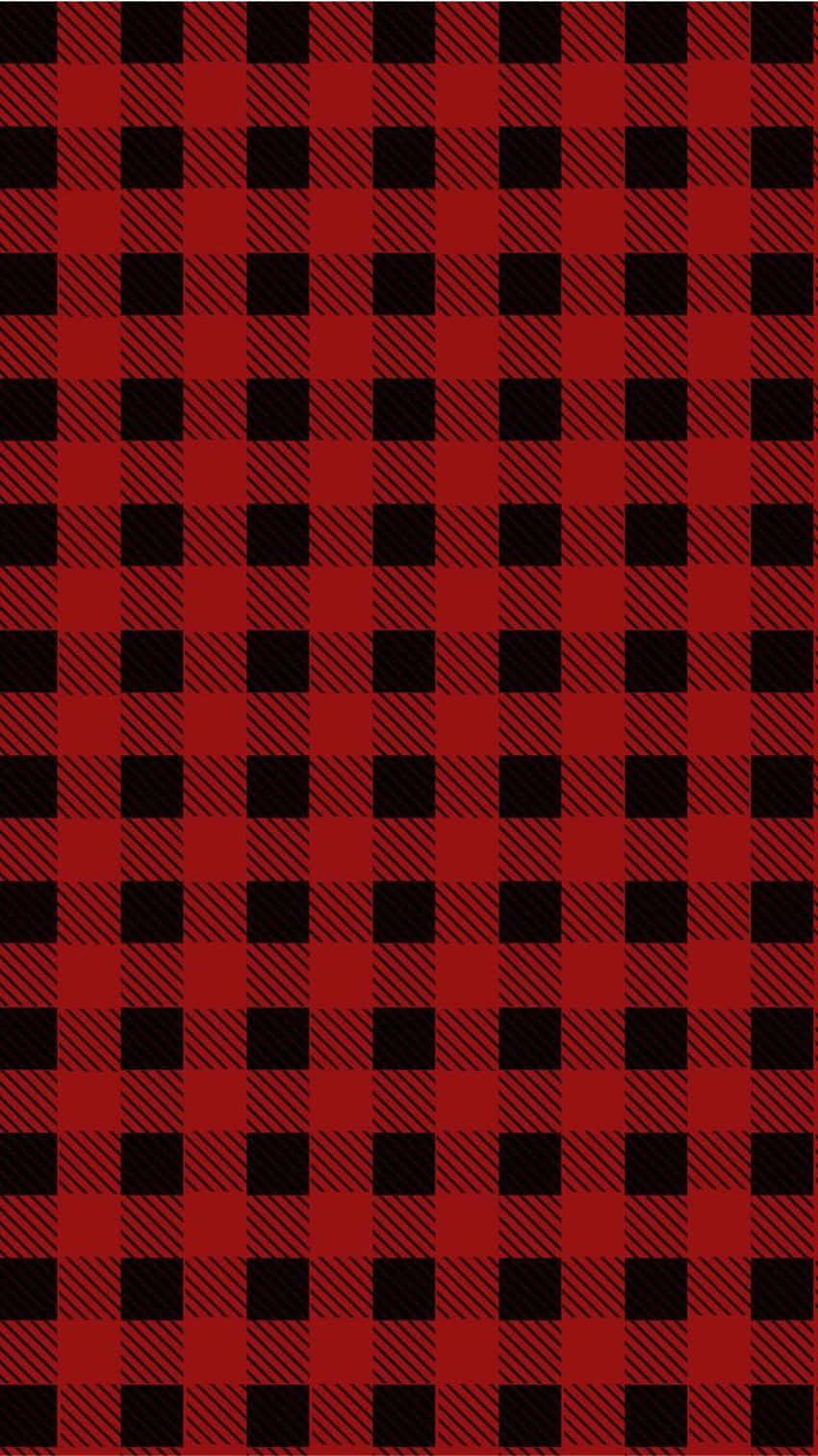 Download Iphone Christmas Aesthetic Red Plaid Wallpaper  Wallpaperscom