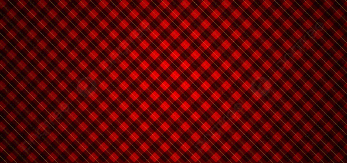 Diagonaleschwarz-rot Karierte Muster Wallpaper
