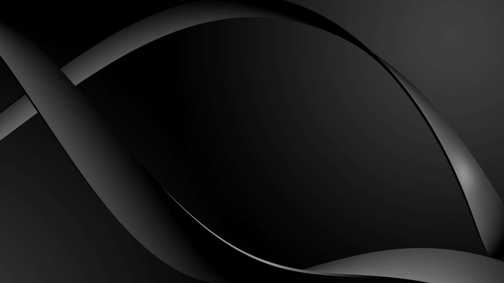 Unosfondo Nero Con Una Forma Curva