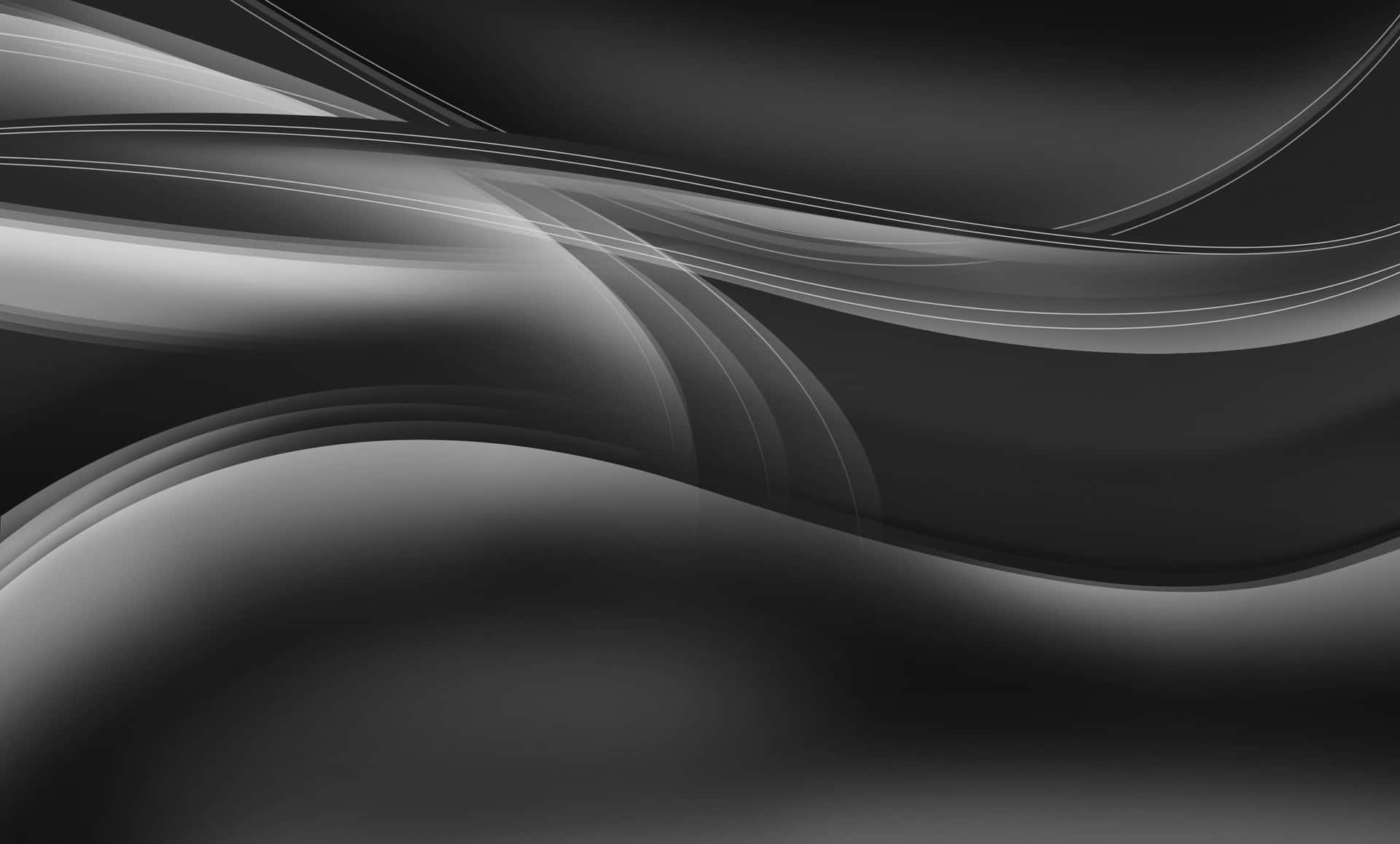 Black And Silver Abstract Swirls