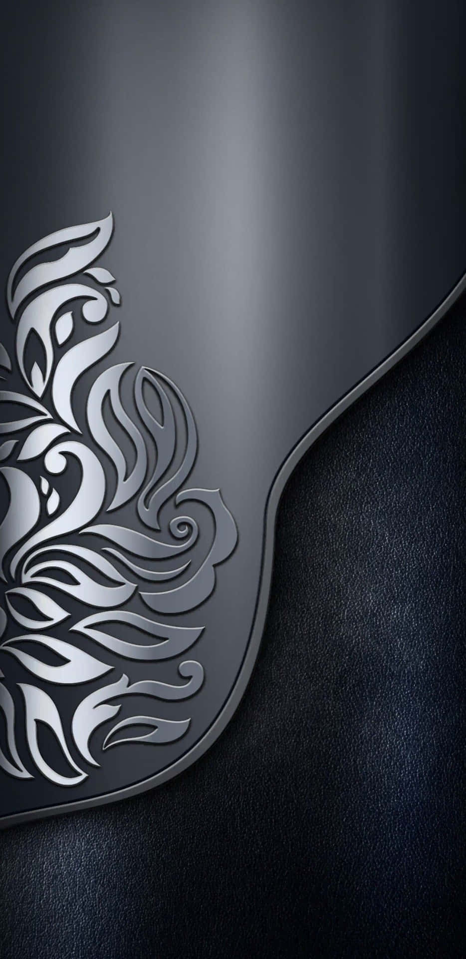 Stylish Black&Silver Luxurious Decor Wallpaper