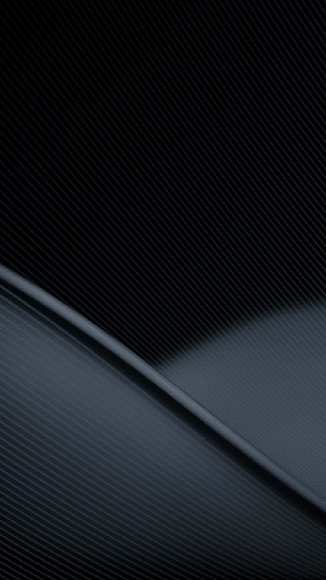 A Black Background With A Black Curved Line Wallpaper