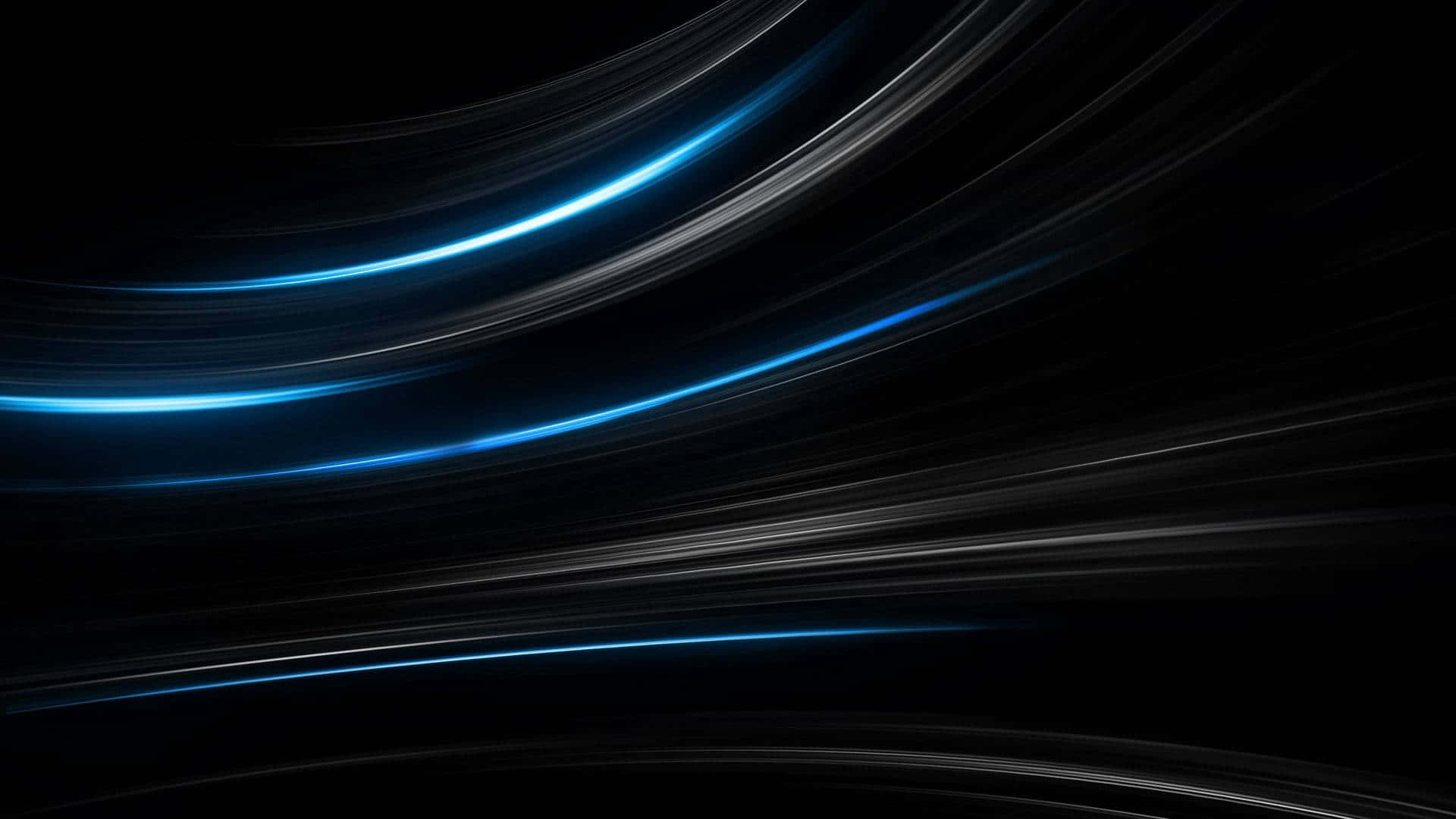 A Black And Blue Abstract Background With Blue Lights Wallpaper