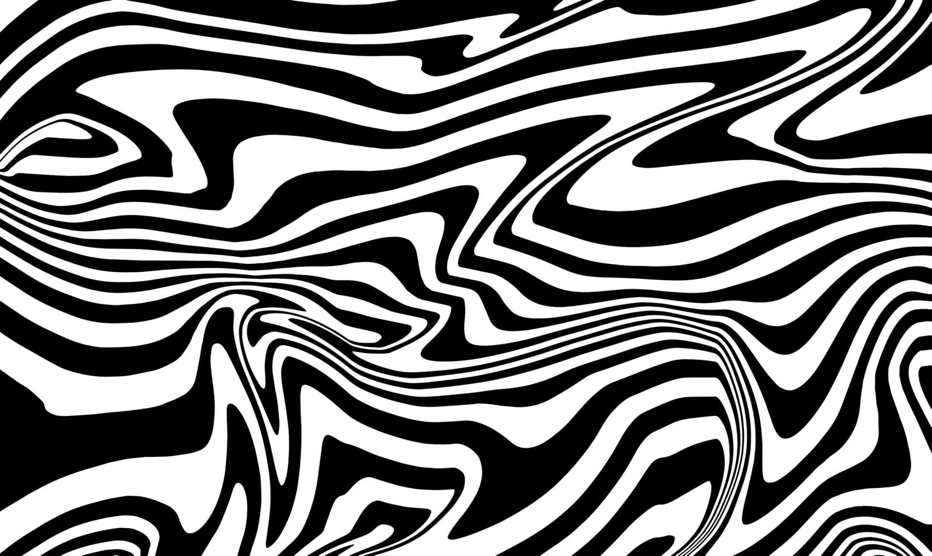 Arteabstracto En Blanco Y Negro Hipnotizante. Fondo de pantalla