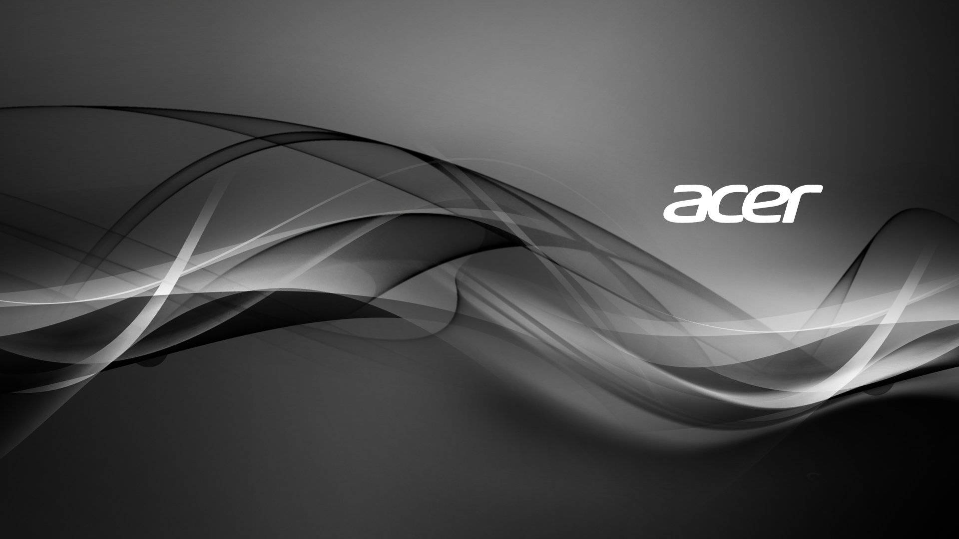 Black And White Acer Logo Picture