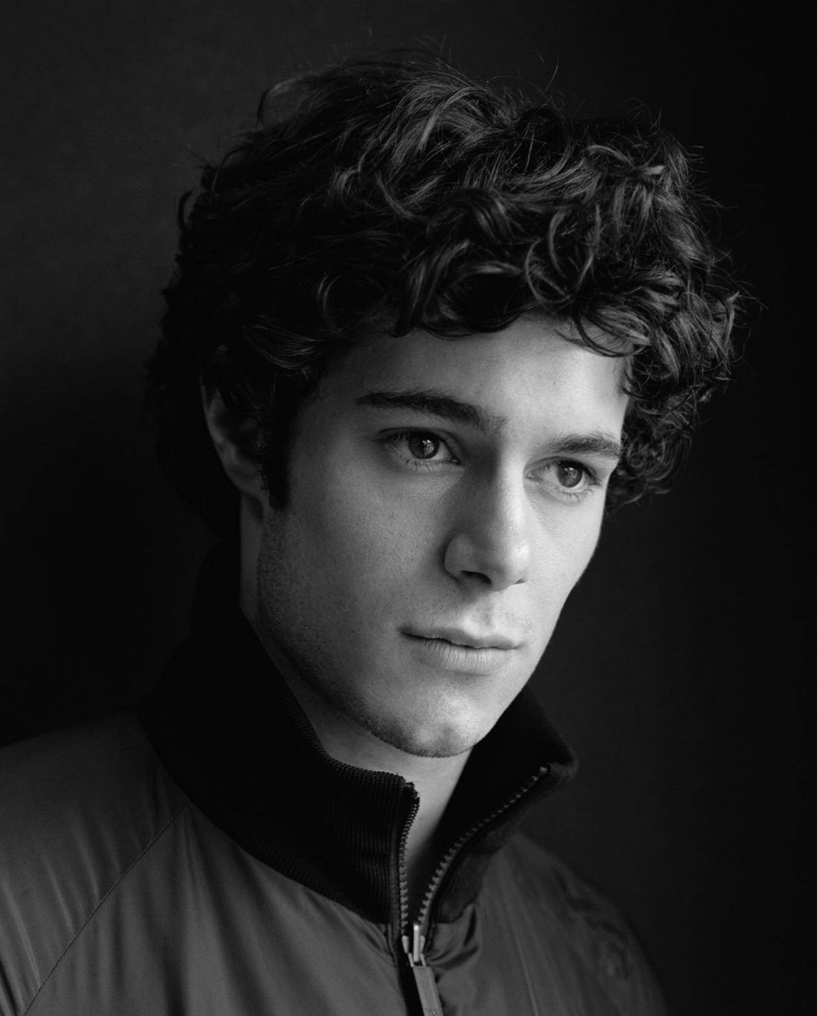 Download Black And White Adam Brody Wallpaper | Wallpapers.com
