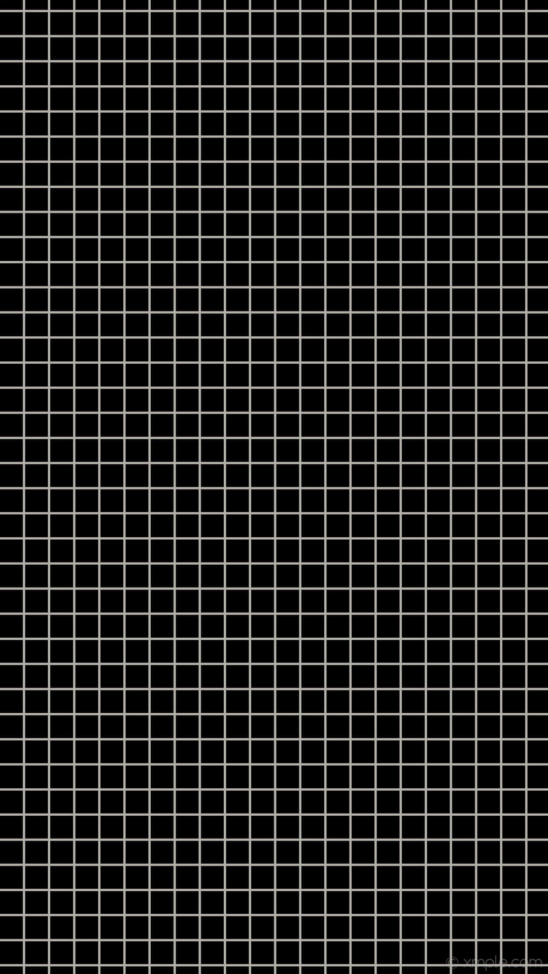 A Black Grid With White Lines On It Wallpaper