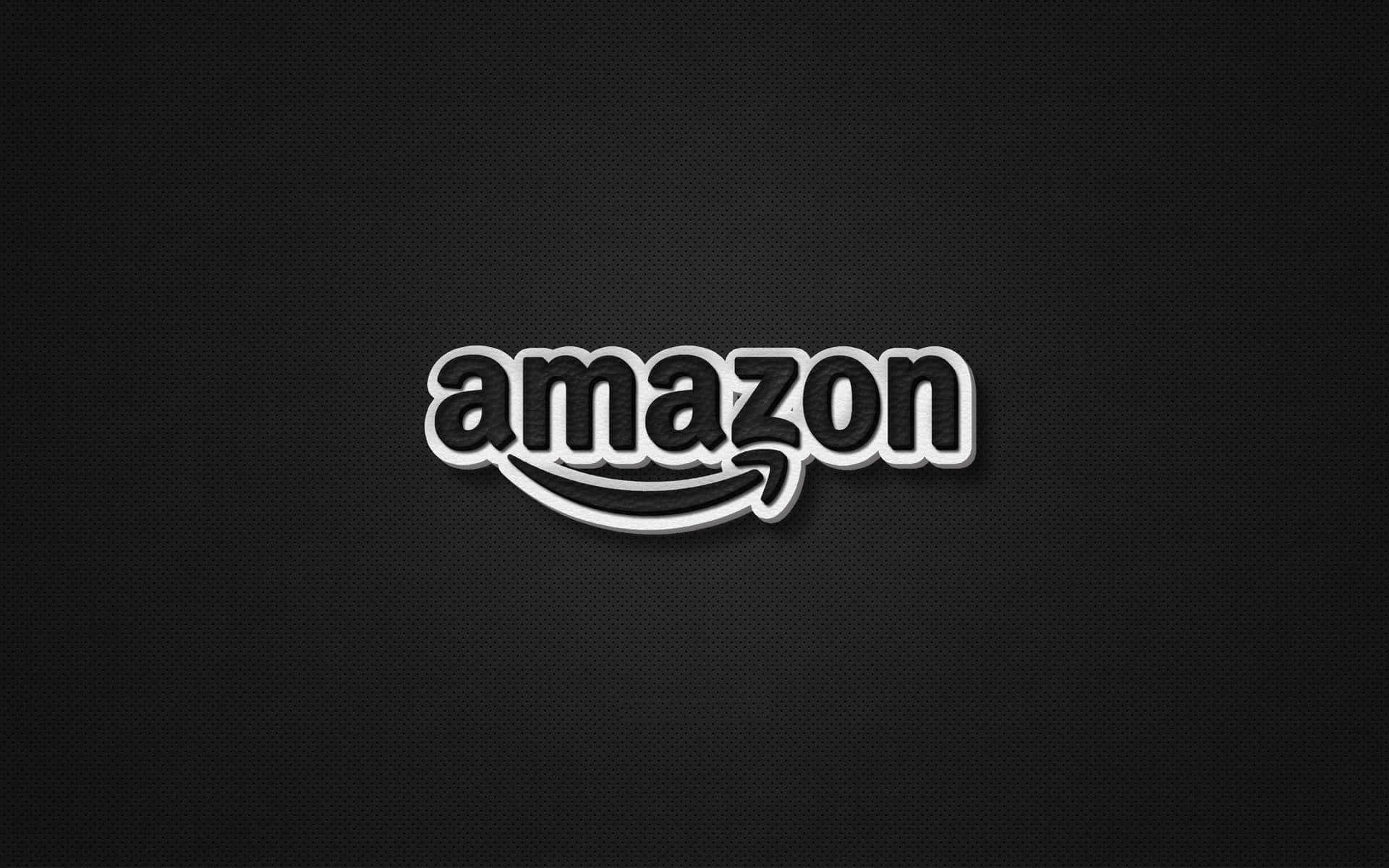Amazon UK Monochrome Logo Wallpaper