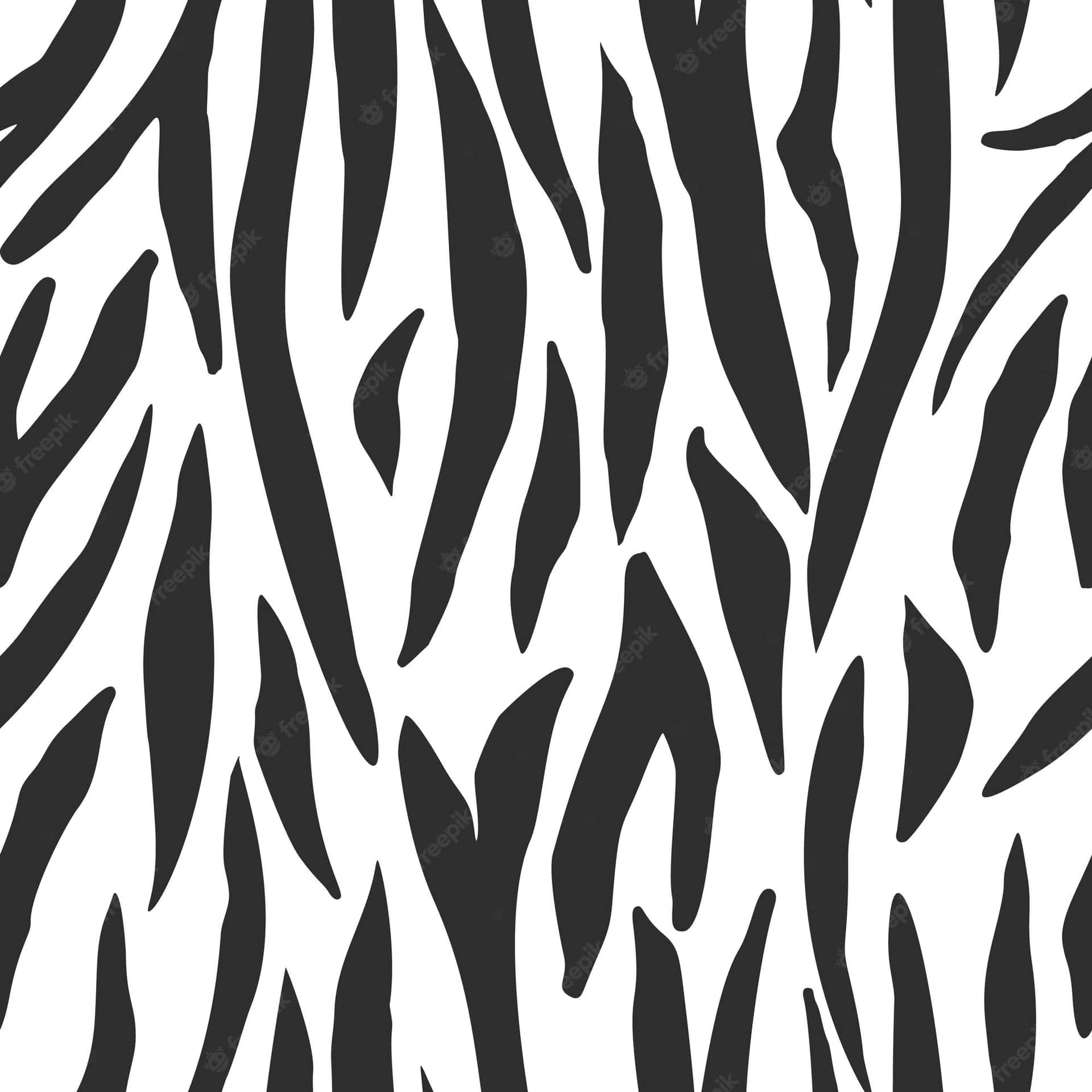Black And White Animal Print Pattern Wallpaper