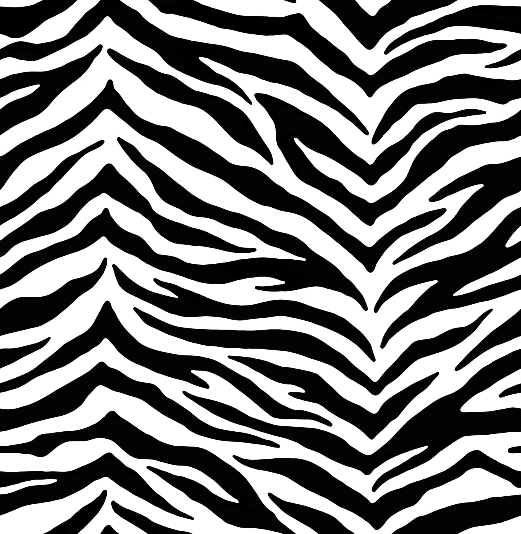 A Black And White Zebra Print Fabric Wallpaper