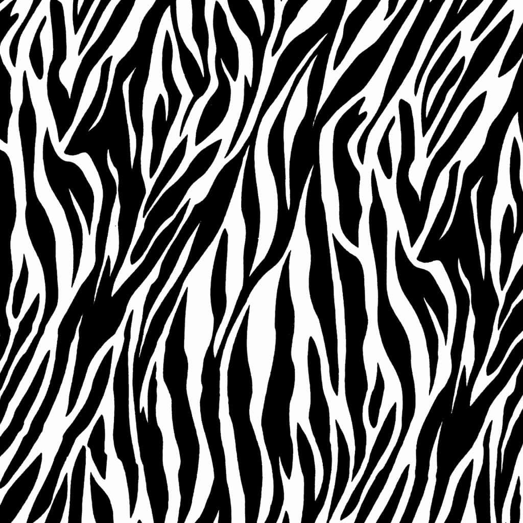 A Black And White Zebra Print Pattern Wallpaper
