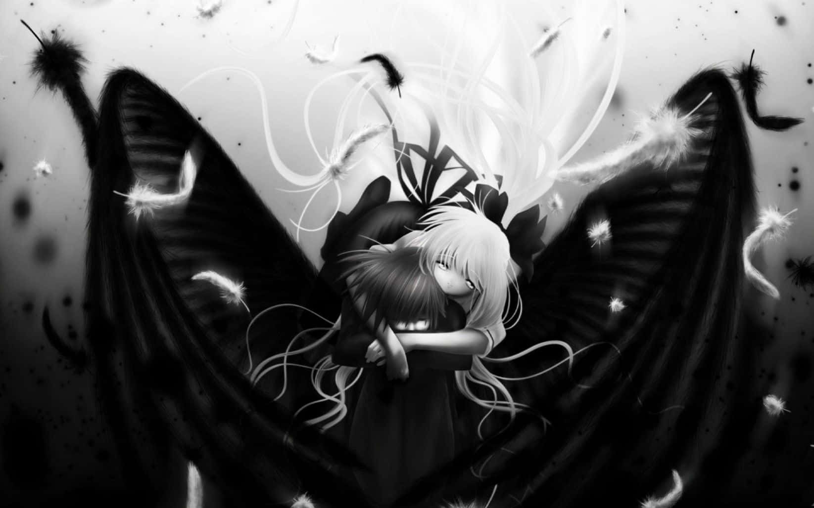 Black And White Anime Girl Wallpapers