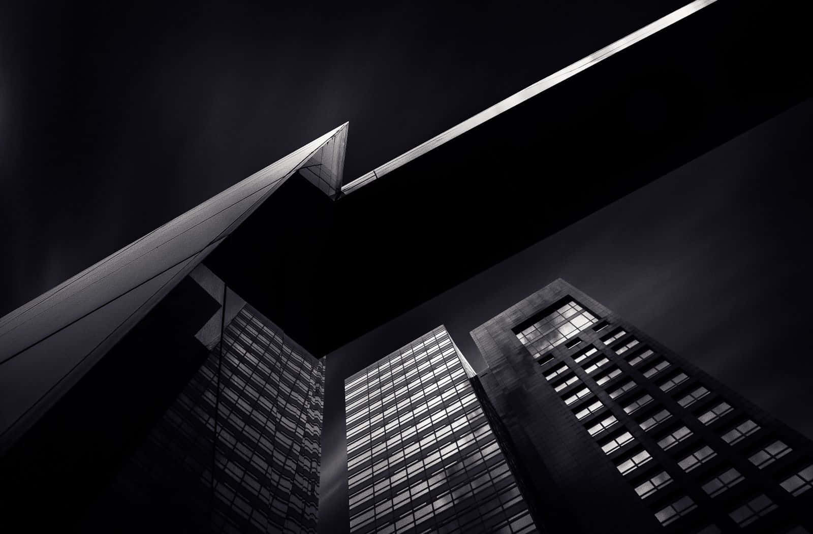 Black and White Architectural Photography Wallpaper