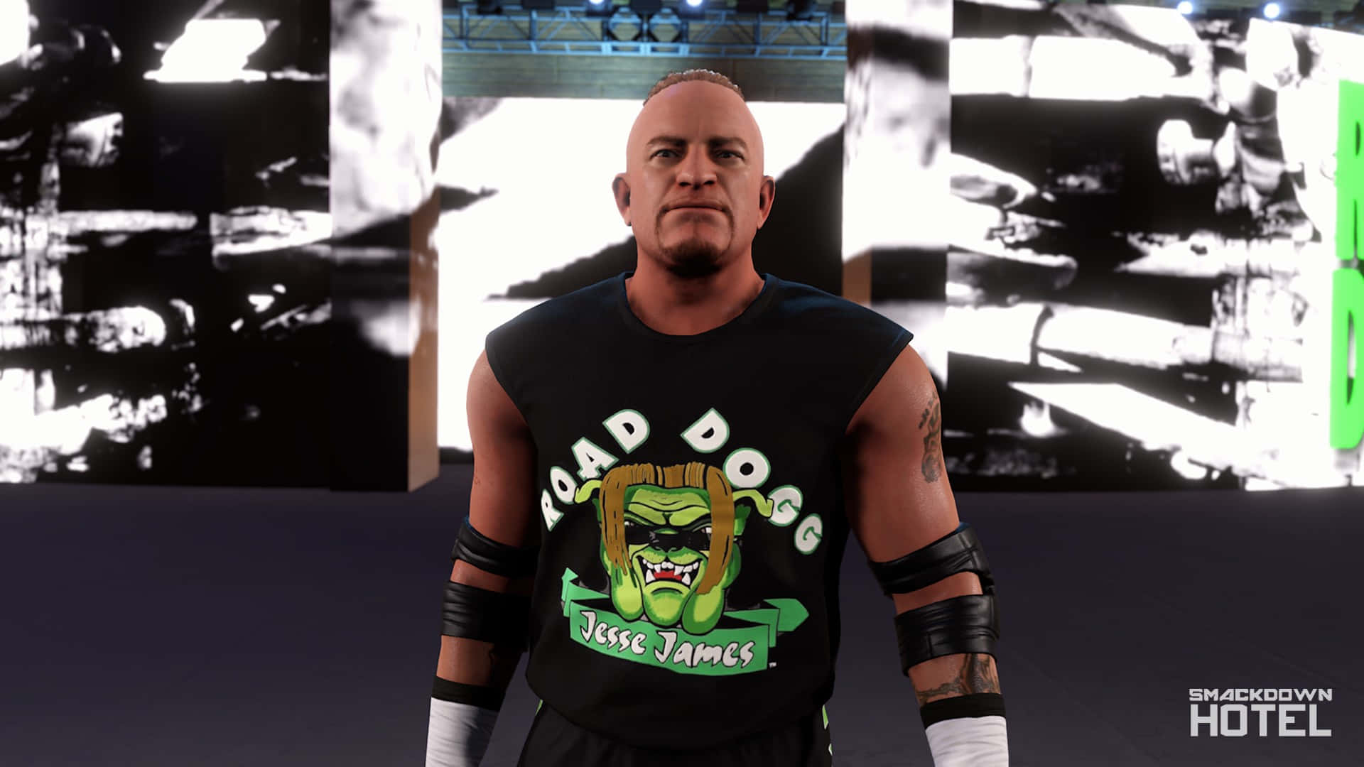 Black And White Background Road Dogg Wallpaper