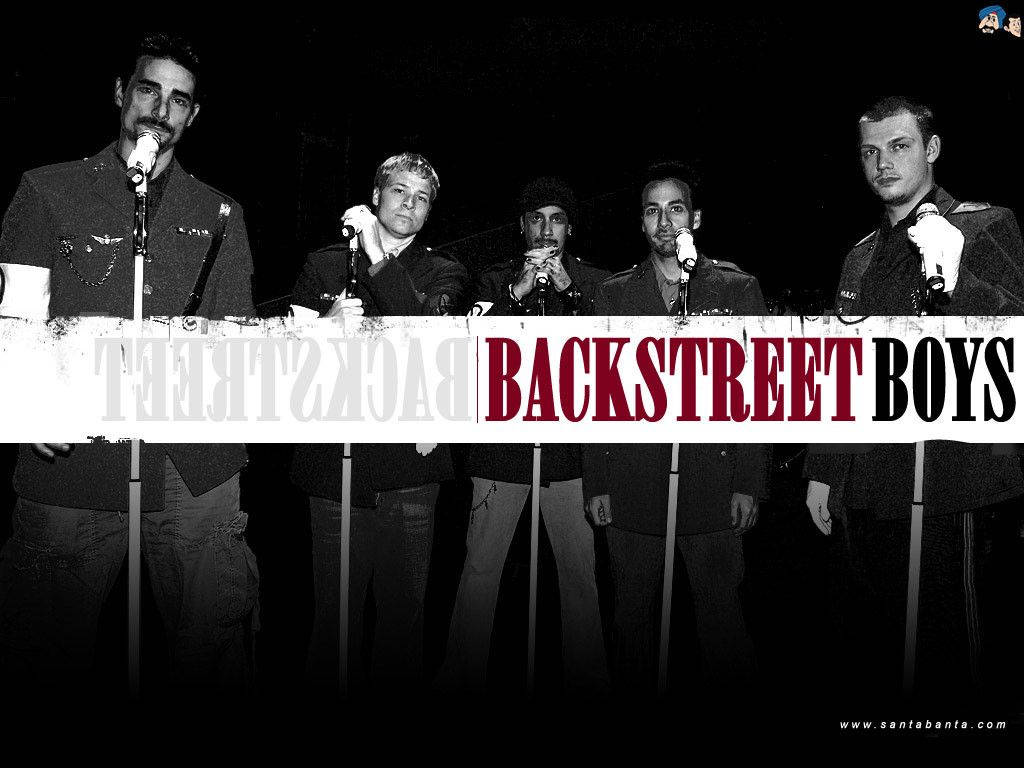 Black And White Backstreet Boys Background