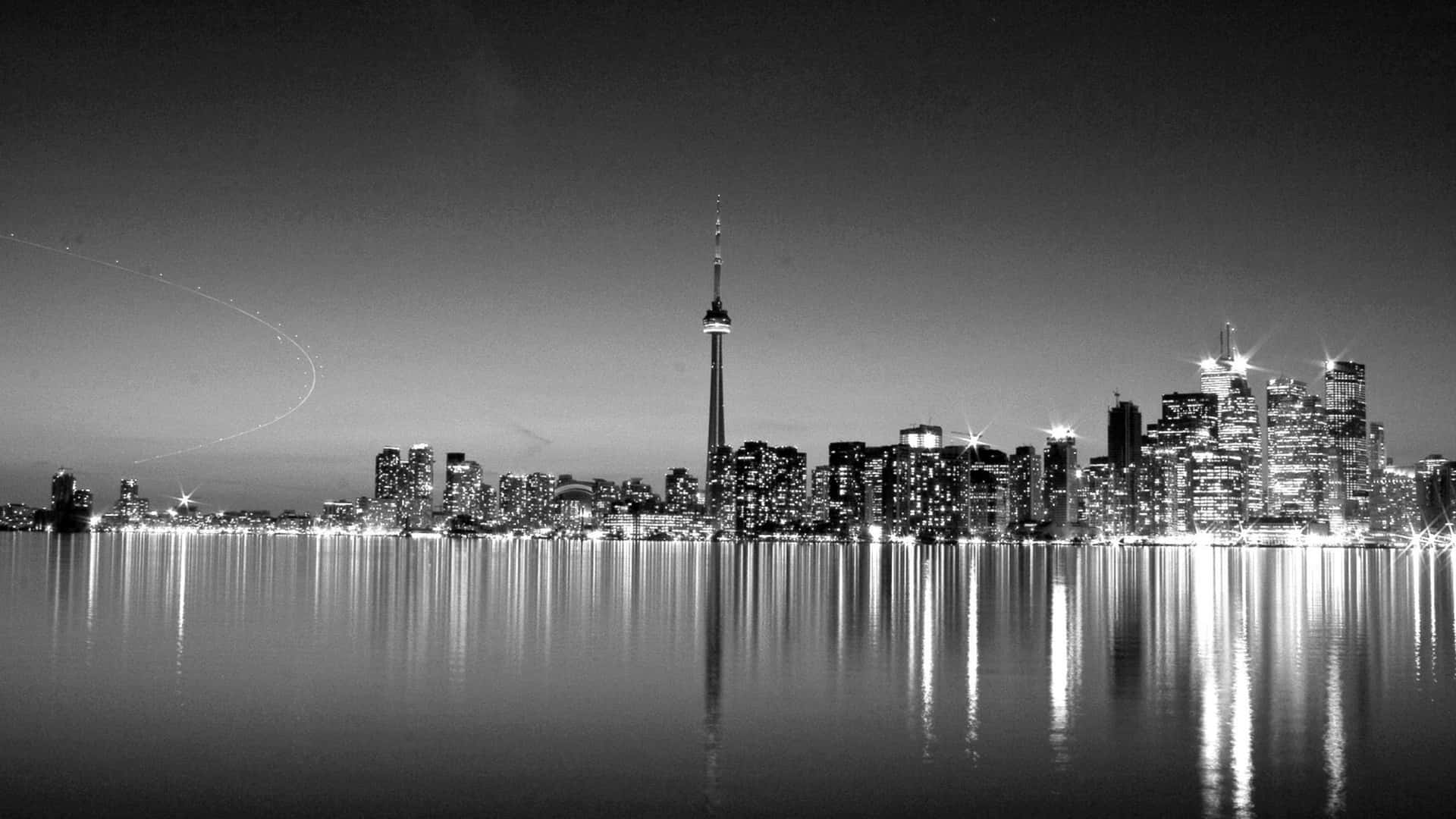 Stunning Black and White Cityscape Photography Wallpaper