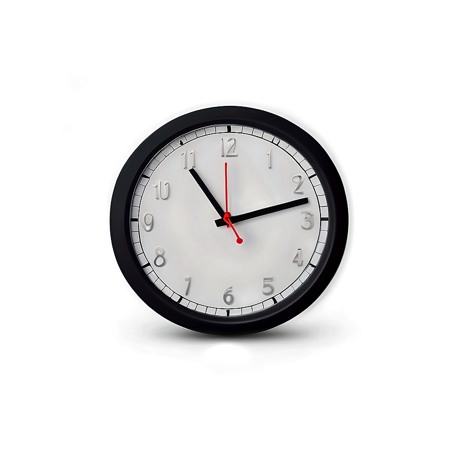 Black And White Clock Clipart Png Fwm PNG