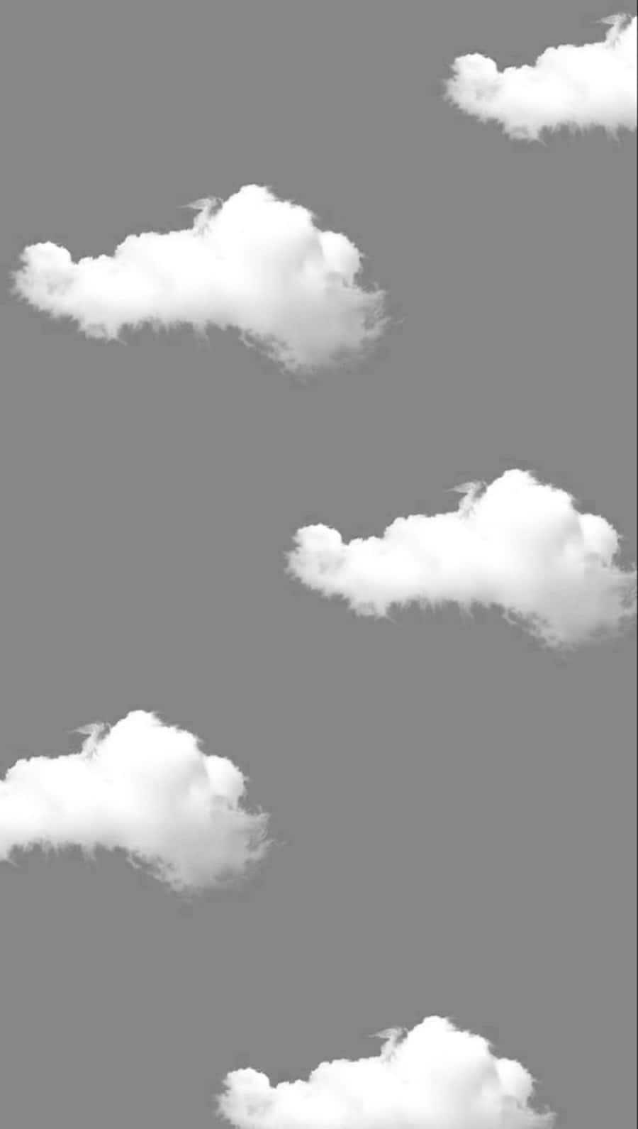 Schwarzeund Weiße Wolkenhaufen Wallpaper