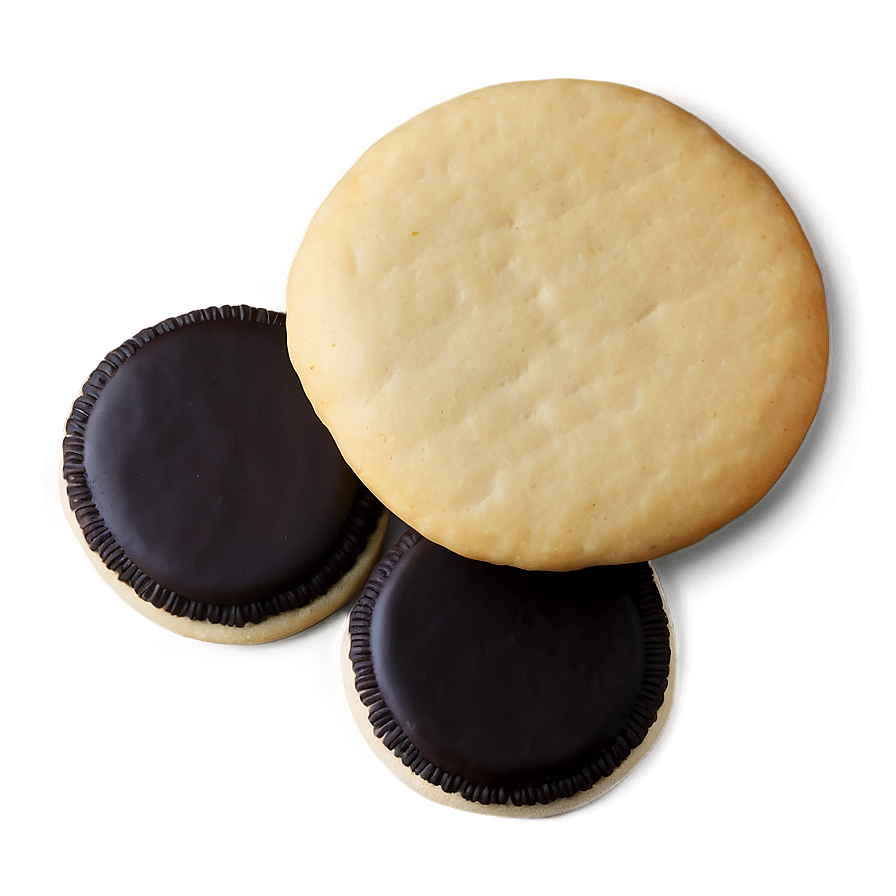 Black And White Cookies Png Ova PNG