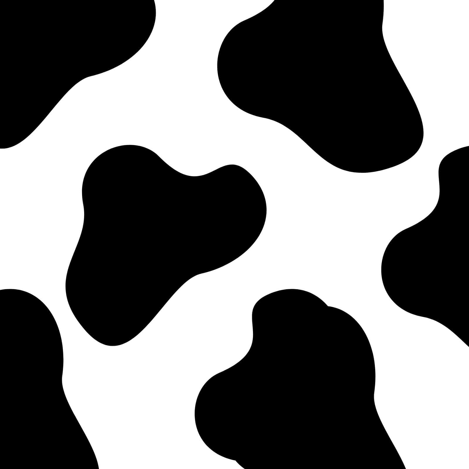 A Dairy Dream - A Black and White Cow