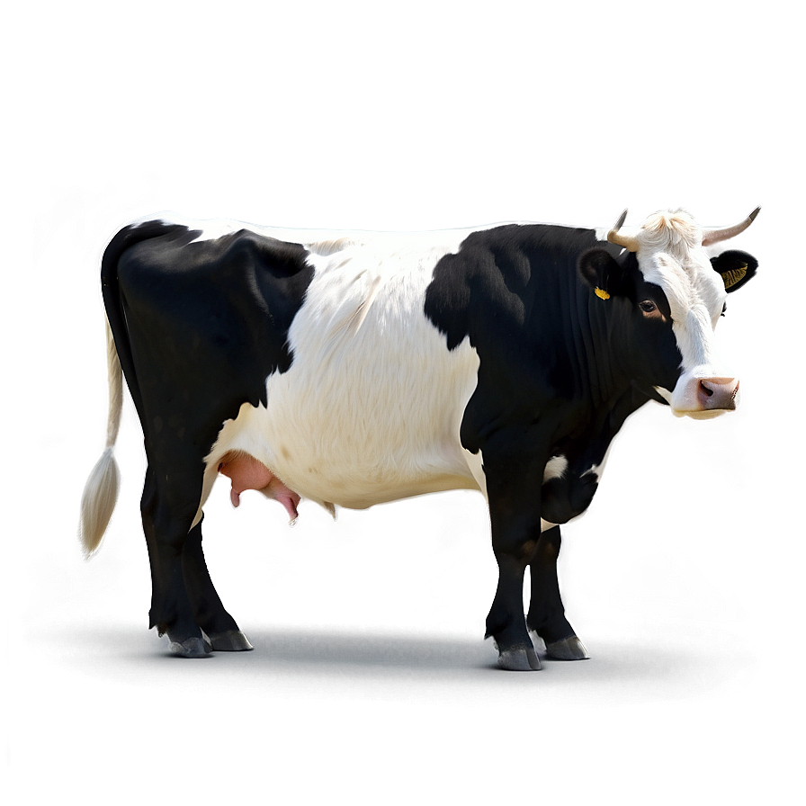 Black And White Cow Png 05032024 PNG