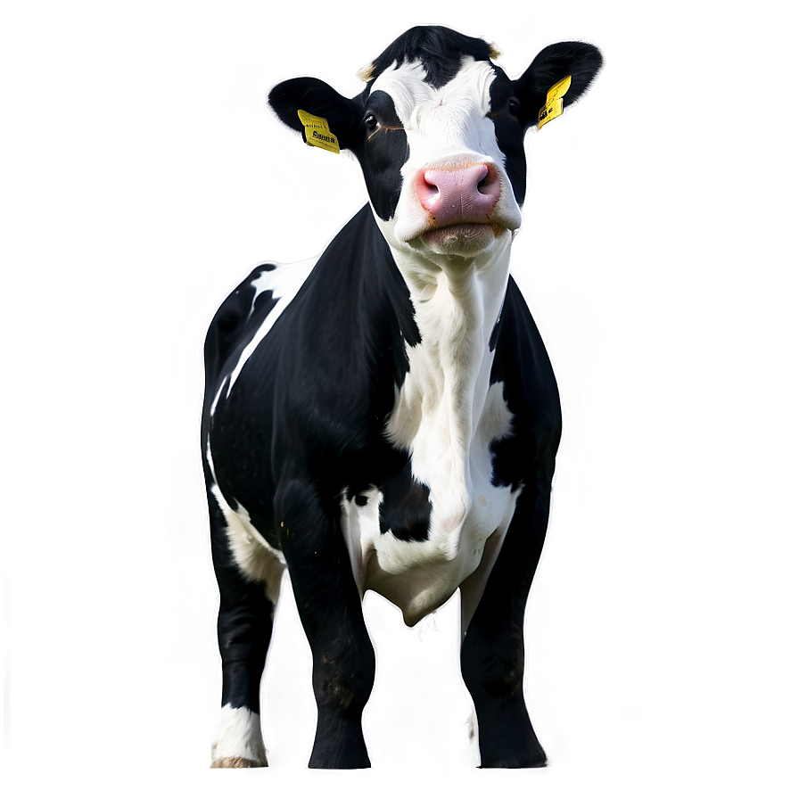 Black And White Cow Png 16 PNG