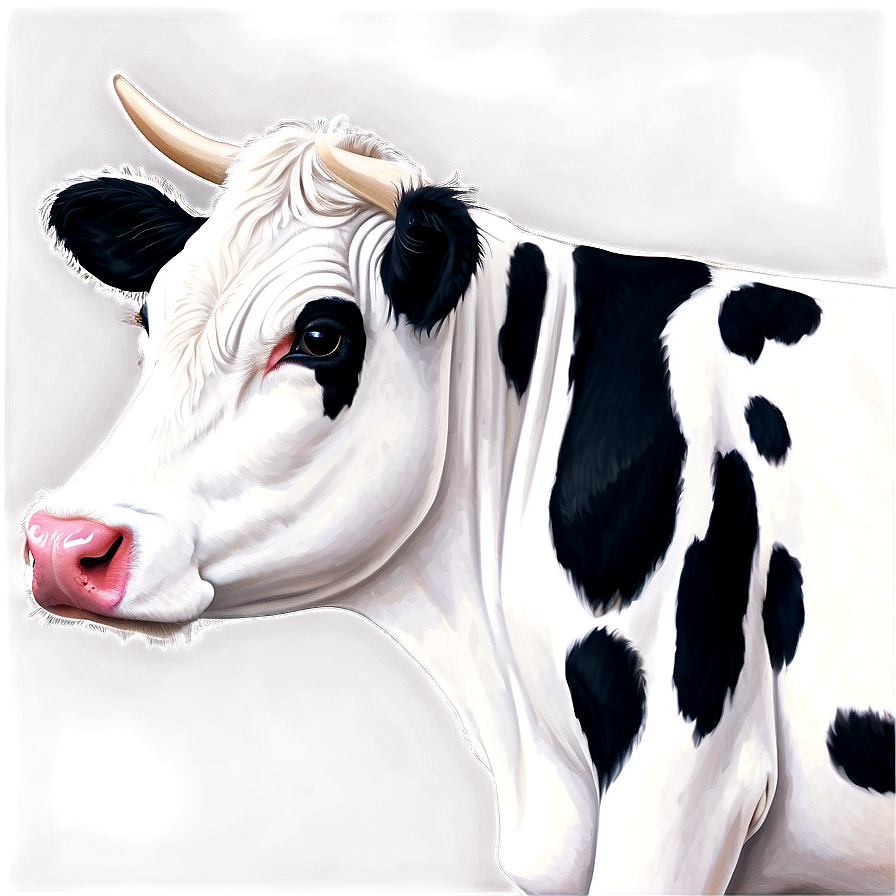 Black And White Cow Png Gjs PNG