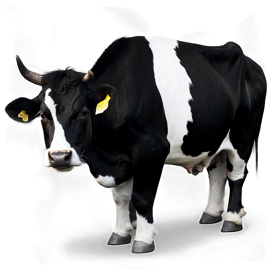 Black And White Cow Png Vnw7 PNG
