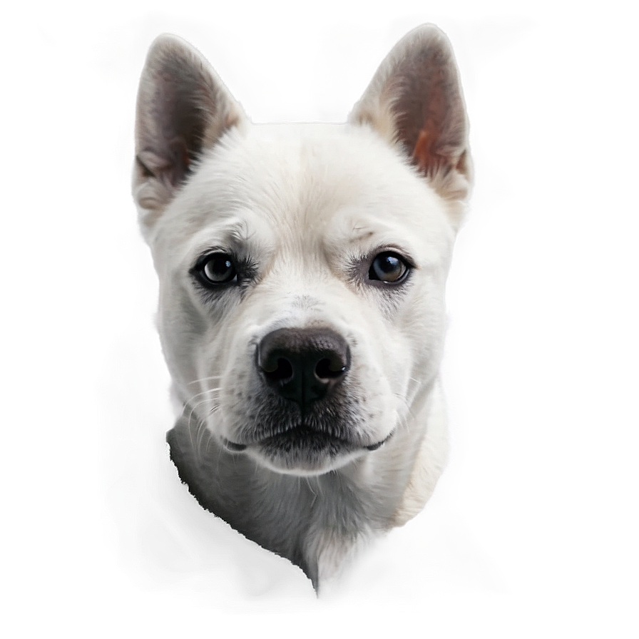 Black And White Dog Face Png Uar PNG