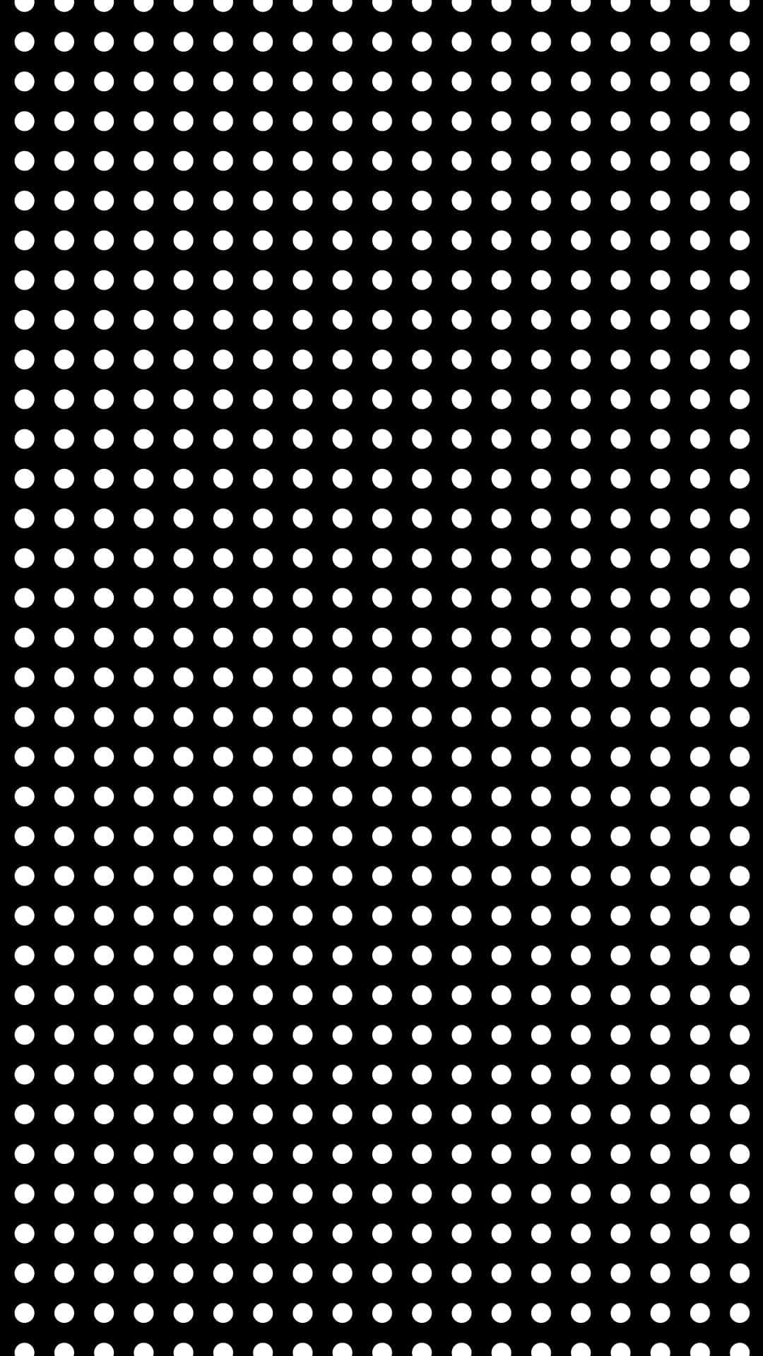 Captivating Black and White Dots Pattern Wallpaper