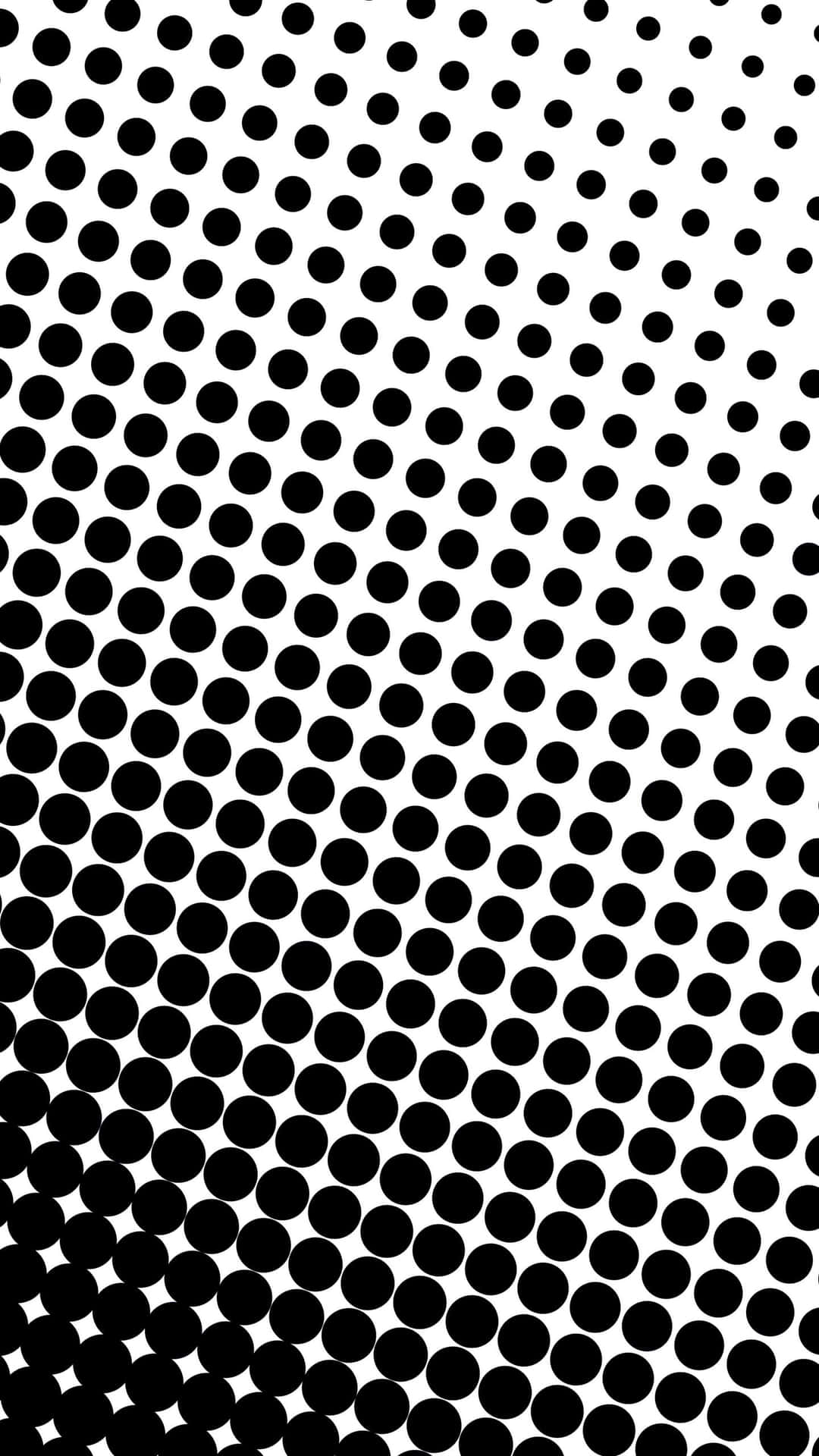 An abstract pattern of black and white dots Wallpaper