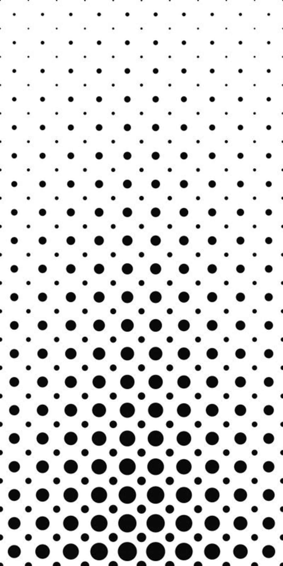 Black and White Dots Abstract Wallpaper Wallpaper