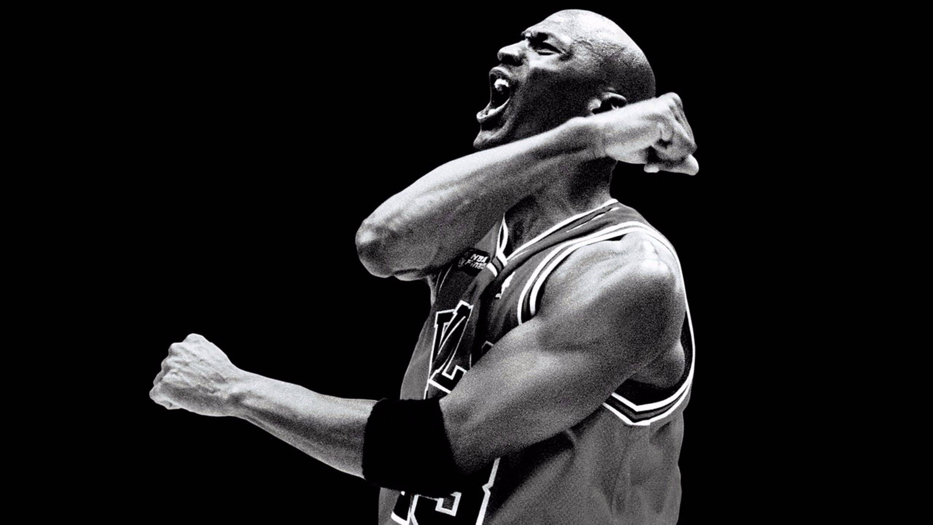 Black And White Emotional Michael Jordan
