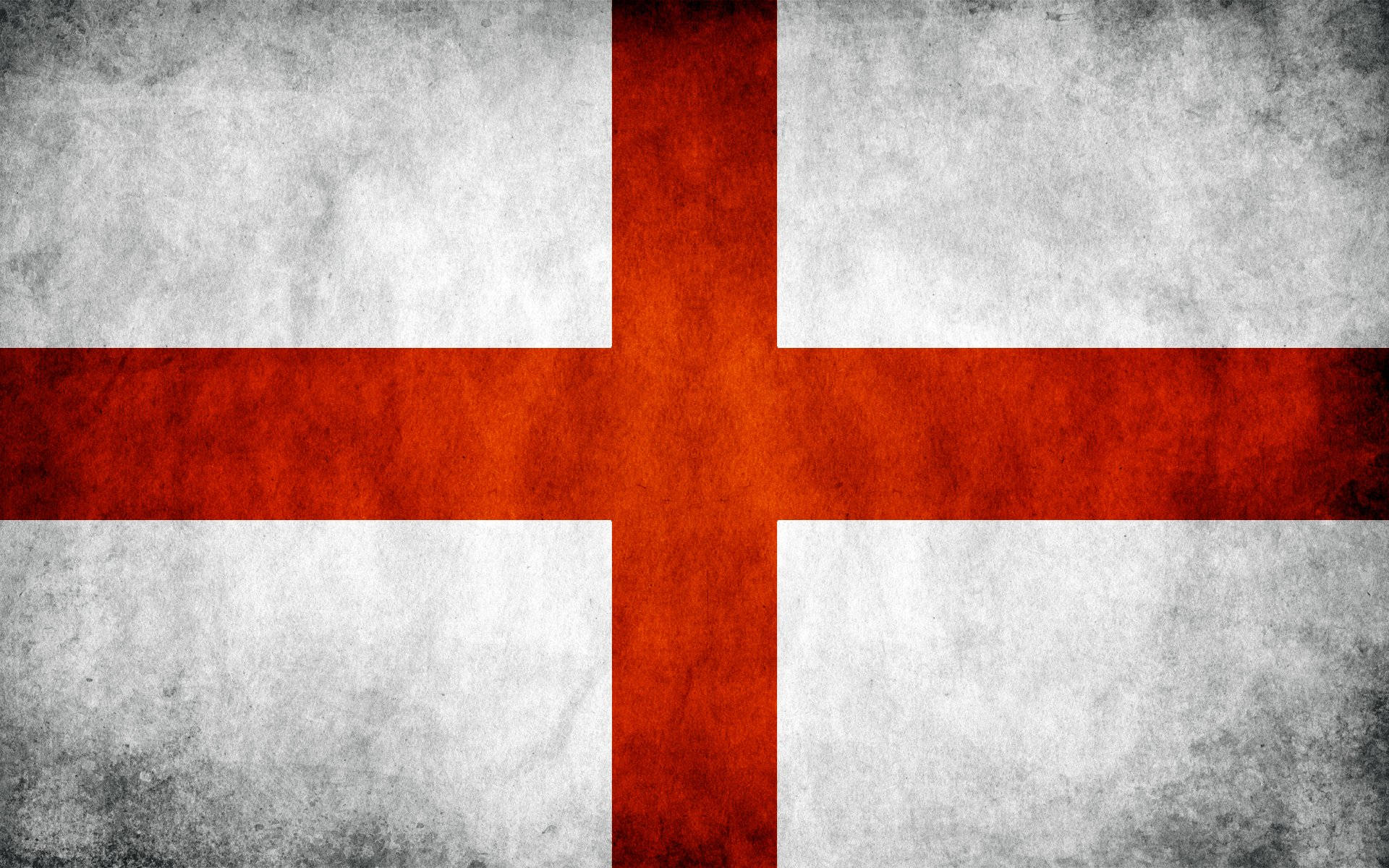 Sort Og Hvid England Flag Wallpaper