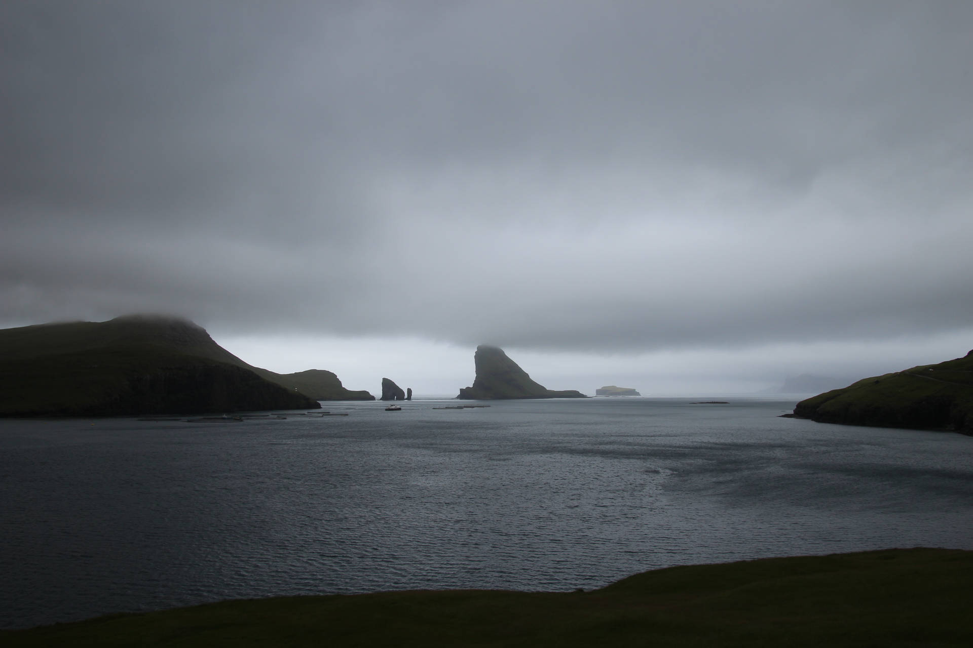 Black And White Faroe Islands