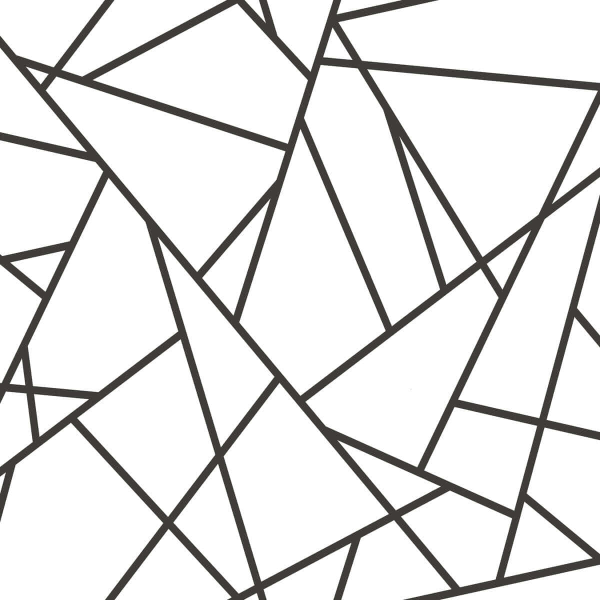 Mesmerizing Black and White Geometric Pattern Wallpaper Wallpaper