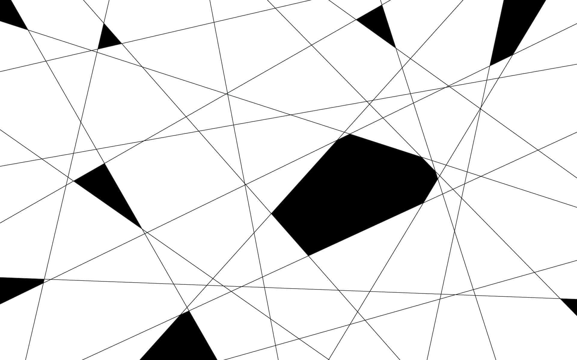 Black and White Geometric Patterns Wallpaper